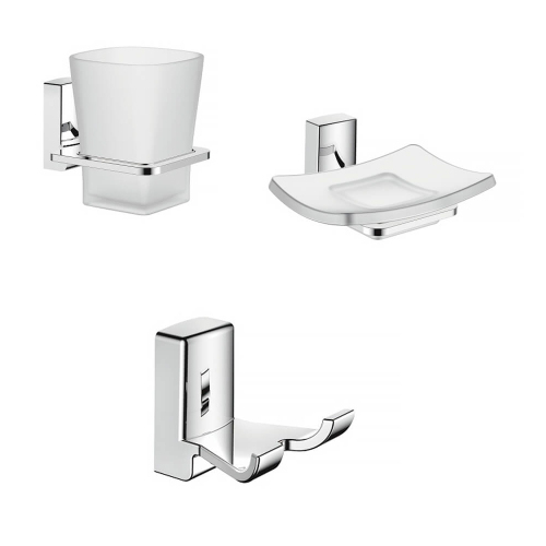 Набор Accoona 125 хром Стакан+Мыл...