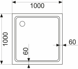 Душевой уголок AVS Фаворит 100x100 профиль хром, стекло прозрачное Душевой уголок AVS Фаворит 100x100 профиль хром, стекло прозрачное